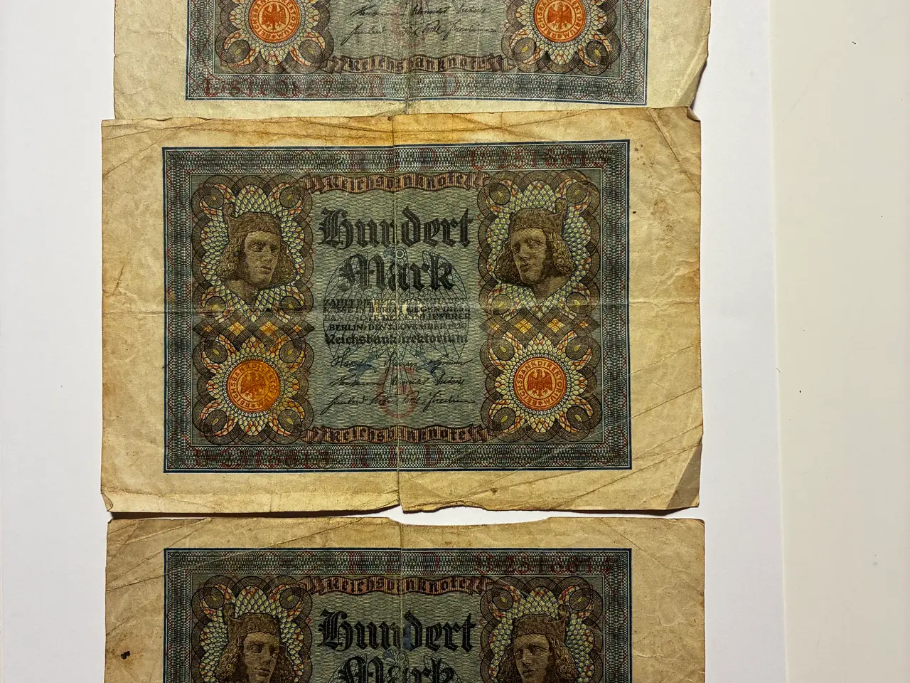 Billede 9 - 44 stk. tyske (nød)pengesedler