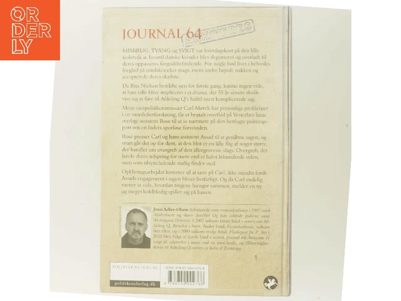 Billede 3 - Journal 64. 4 af Jussi Adler-Olsen (Bog)