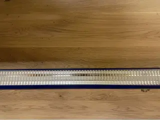 Blå armaturer 1 stk 125 lang