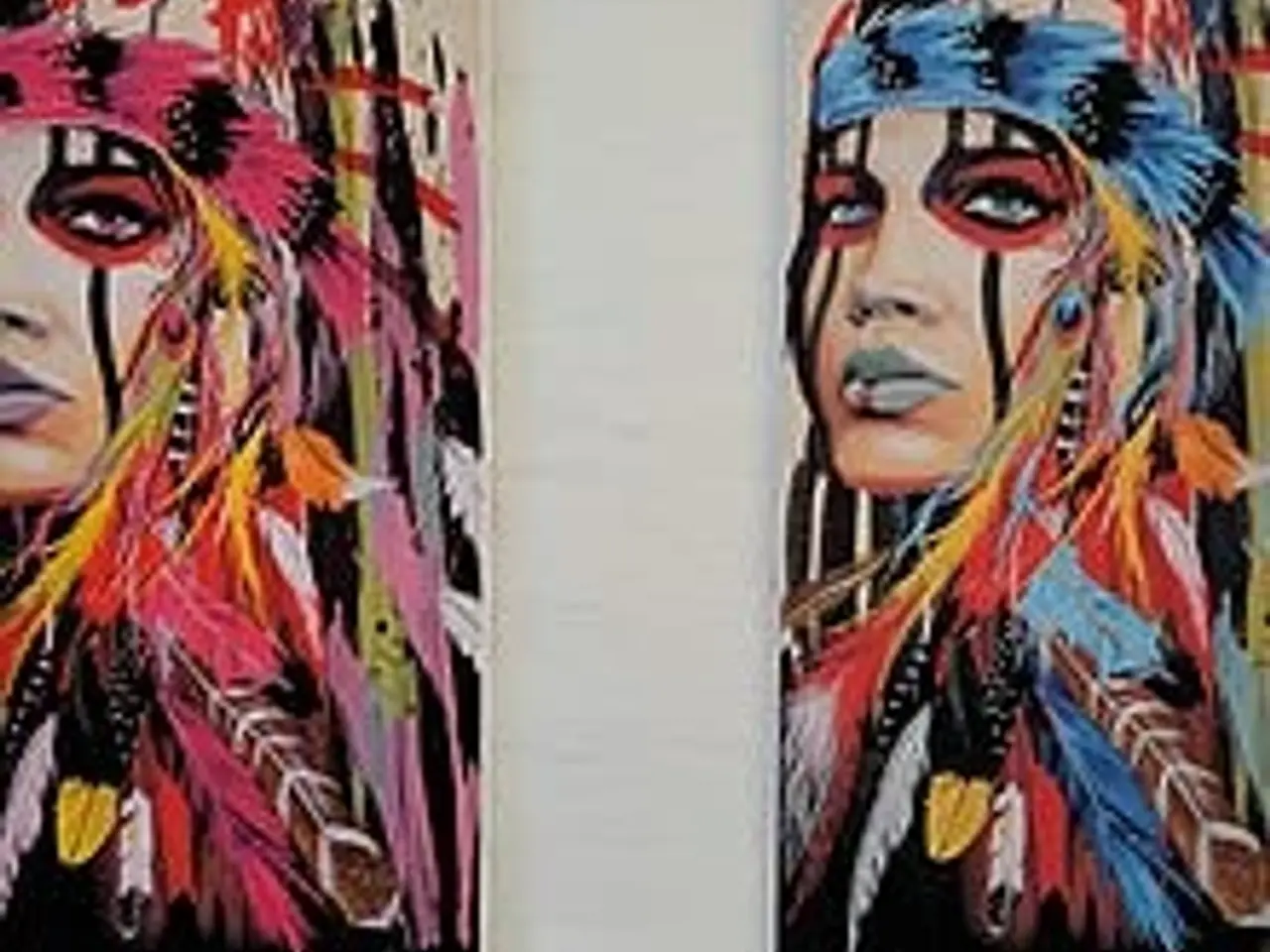 Billede 1 - Canvas indianer billeder
