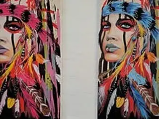 Canvas indianer billeder