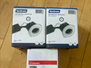 Indbygningsspots Og bevægelses sensor