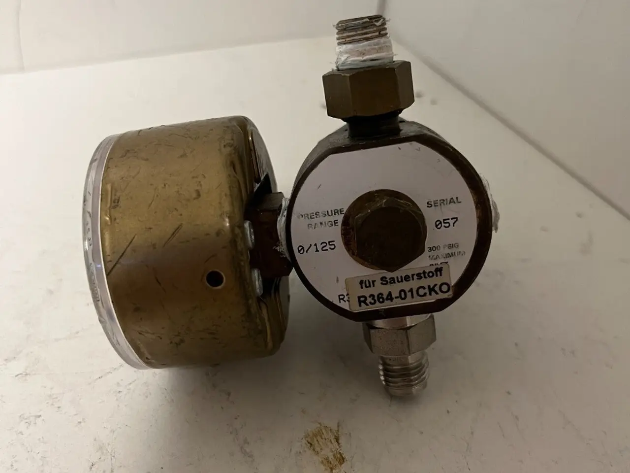 Billede 4 - Oxygen Pressure Regulator 0–10 bar WIKA Gauge