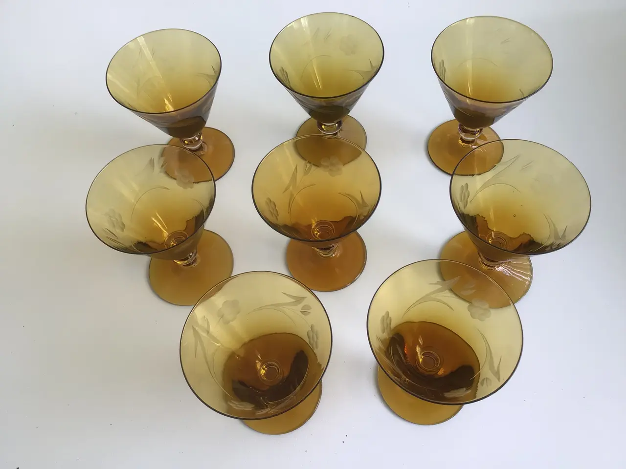 Billede 2 - 38 stk. Antikke Lis Holmegaard glas