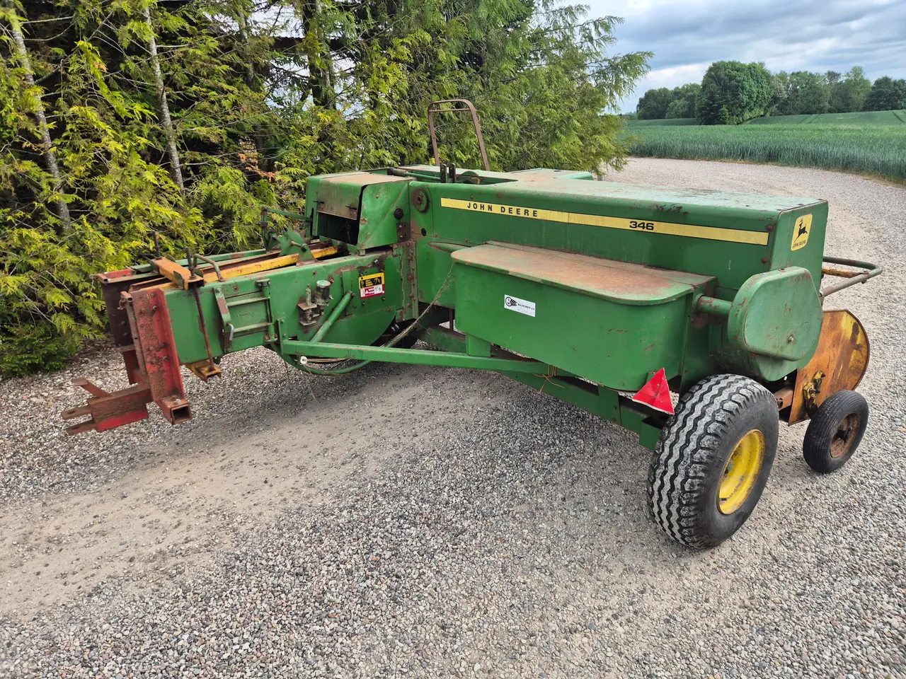 Billede 3 - John Deere 346 Småballepresser