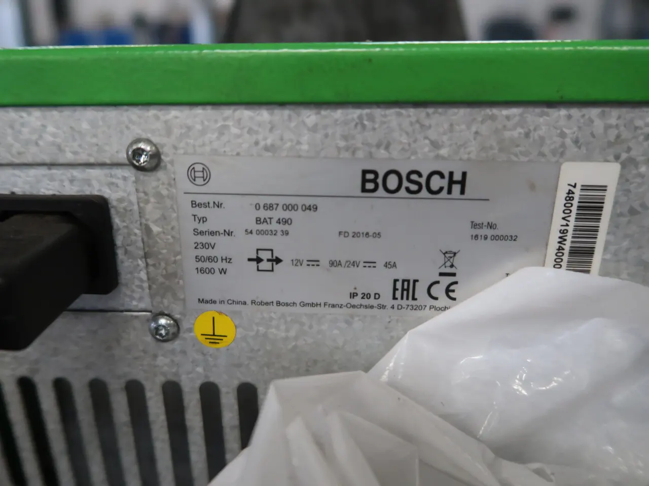 Billede 3 - Batteritester BOSCH BAT 490