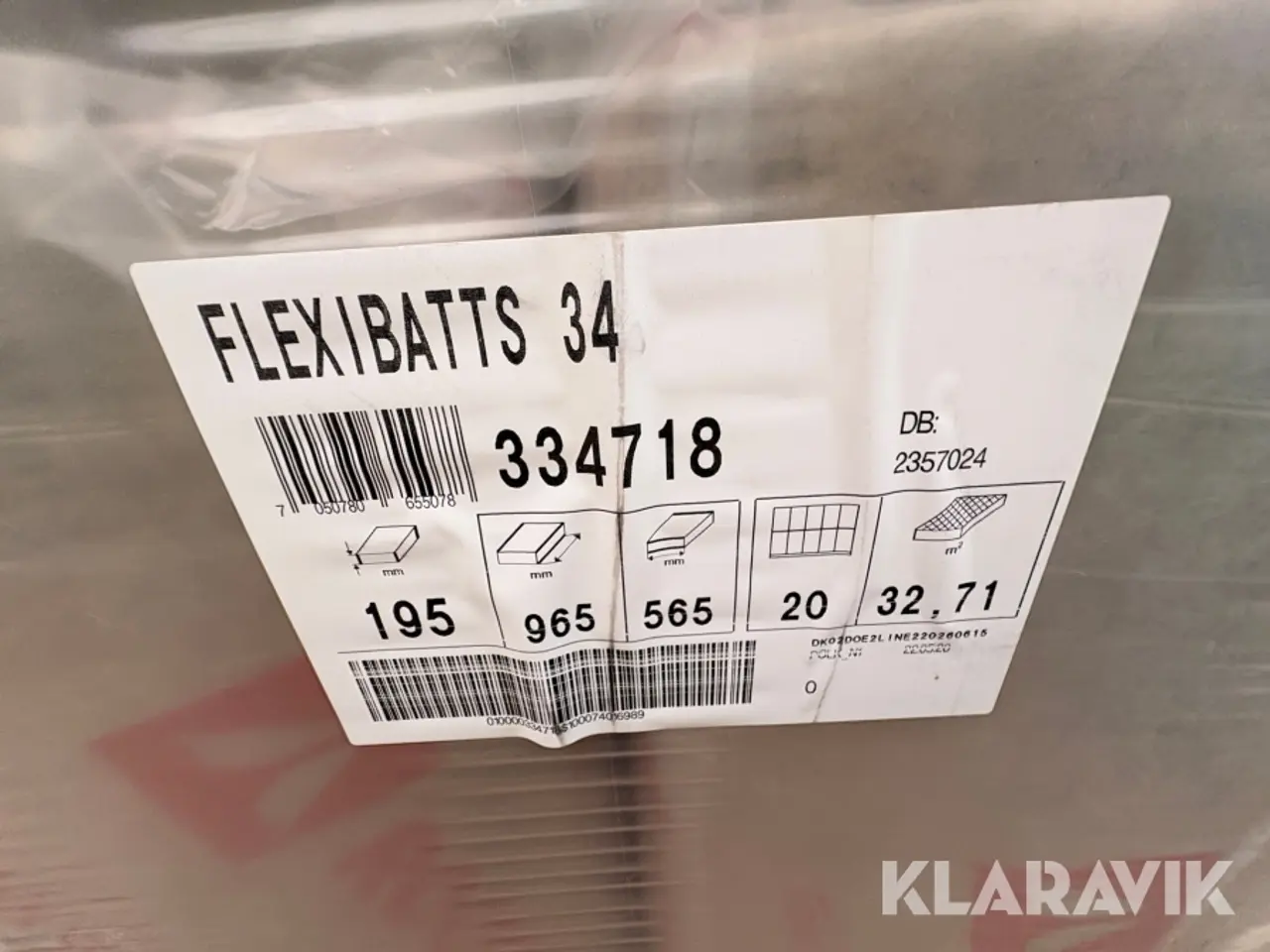 Billede 3 - Isolering Rockwool Flexibatts 34 98 kvm