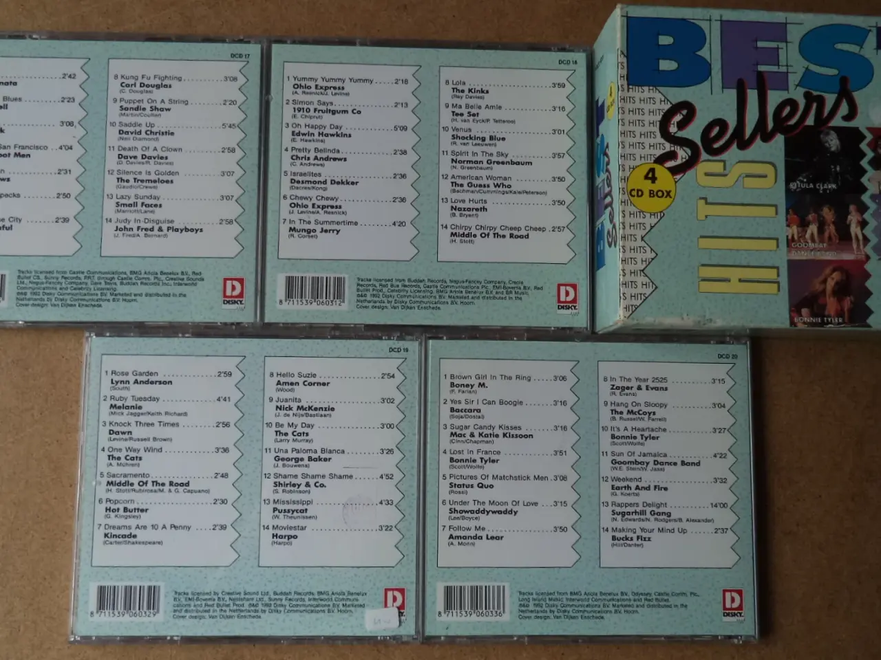 Billede 1 - Opsamling * Best Sellers Volume 1+2+3+4 (4-CD-box)