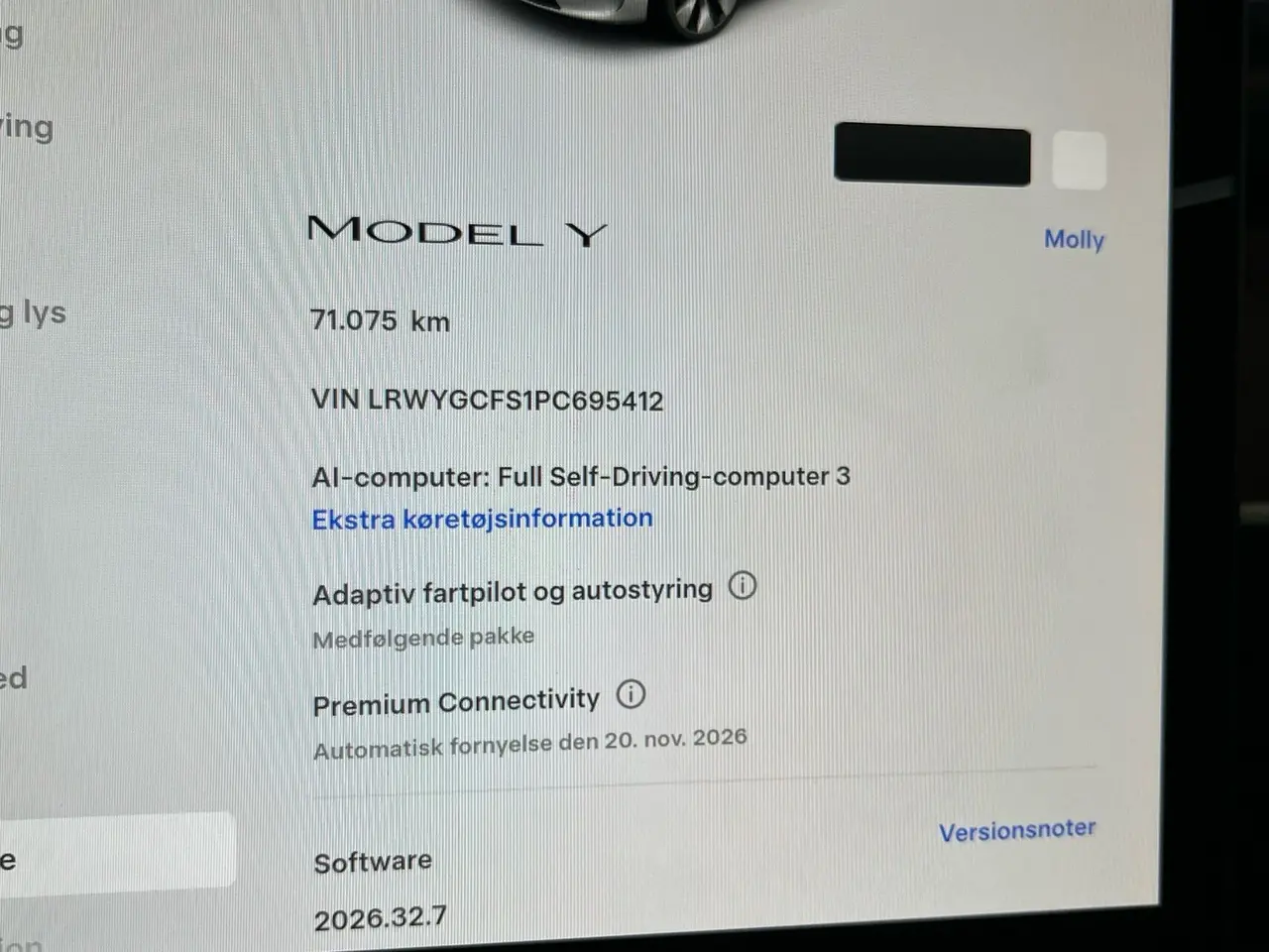 Billede 9 - Tesla Model Y EL RWD 299HK 5d Aut.