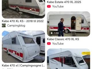 Kabe campingvogn, søges