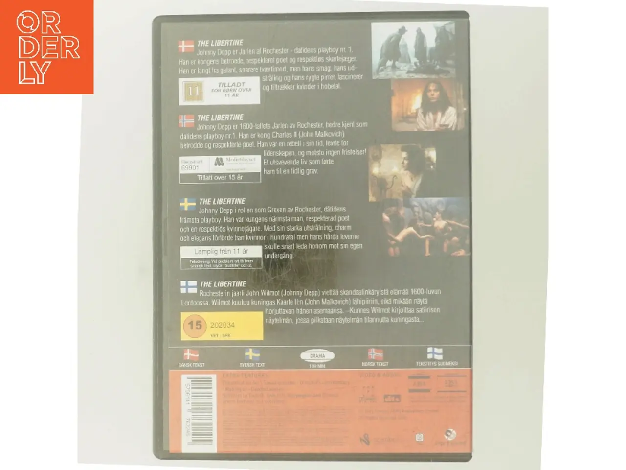Billede 3 - Libertine, the med Johnny Depp (DVD)