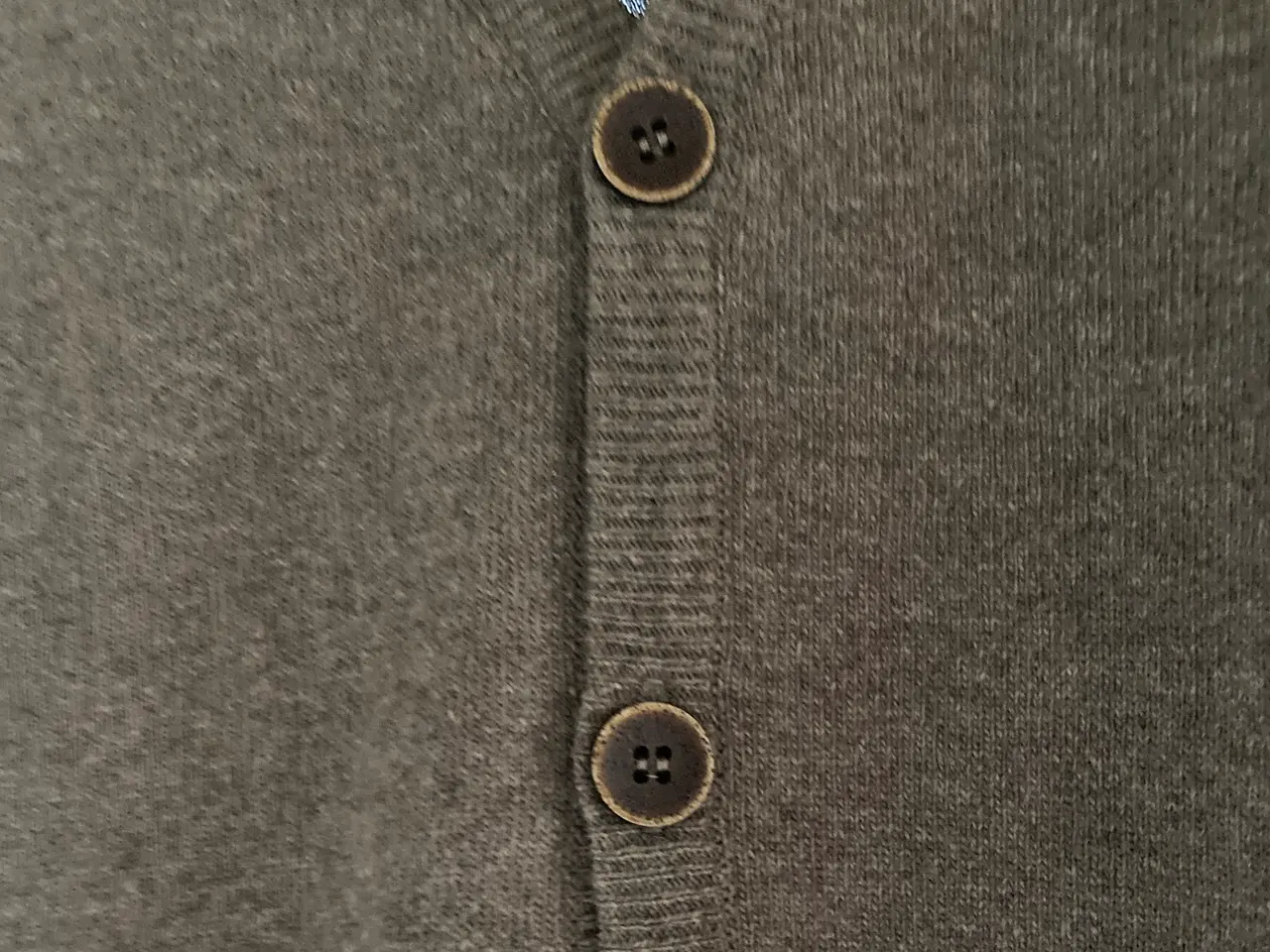 Billede 4 - Clipper brun herre strikvest i Merino uld str L.