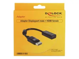 Delock Adapter Displayport 1.1 han til HDMI hun