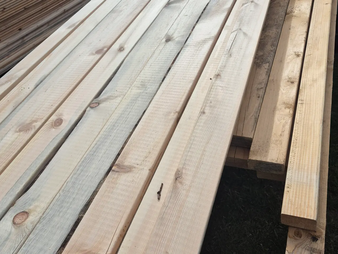 Billede 3 - Fyrretræsbrædder 21x95x5100 mm – nye