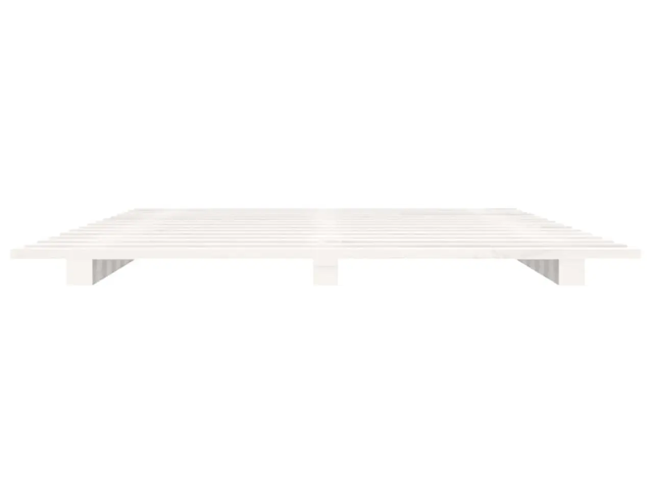 Billede 5 - Sengeramme 140 x 200 cm i massivt fyrretræ - hvid