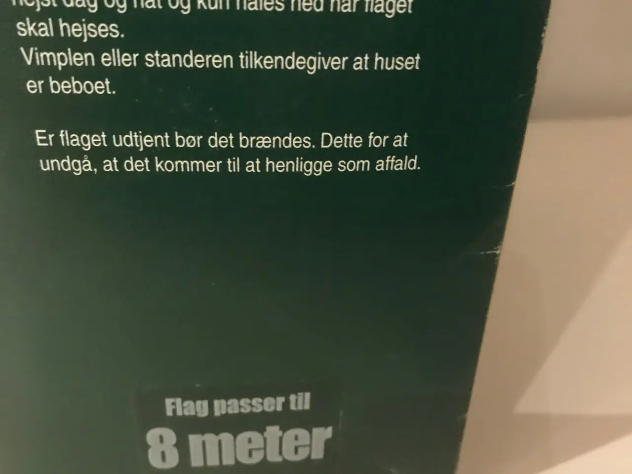 Billede 3 - Dannebrogsflag