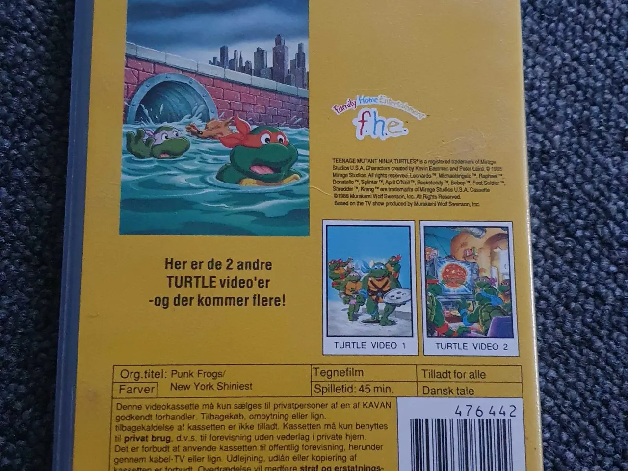 Billede 2 - Teenage mutant hero Turtles Vhs nr 3