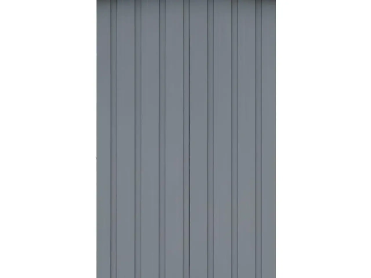 Billede 4 - Brændeskur til haven i galvaniseret stål - 172 × 91 × 154 cm, grå