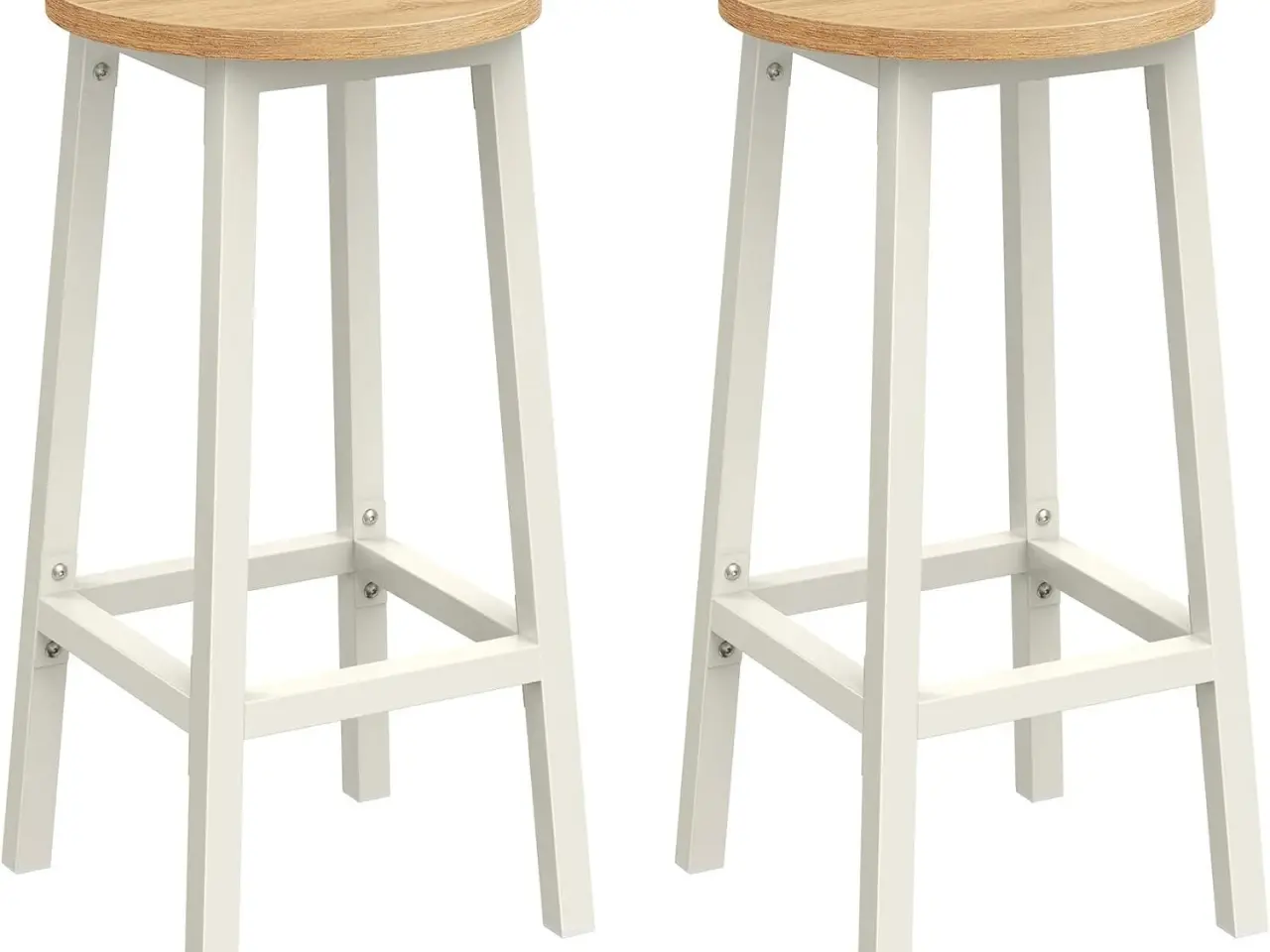 Billede 1 - Barstole 2 stk. med fodstøtte LBC032W09 - 65 cm