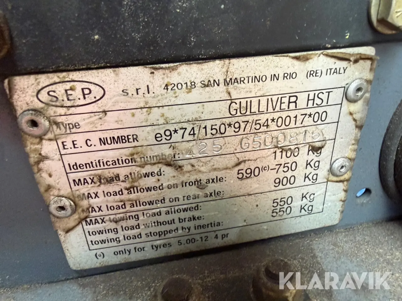 Billede 9 - Kompakttraktor S.E.P Gulliver HST Overdrive 425
