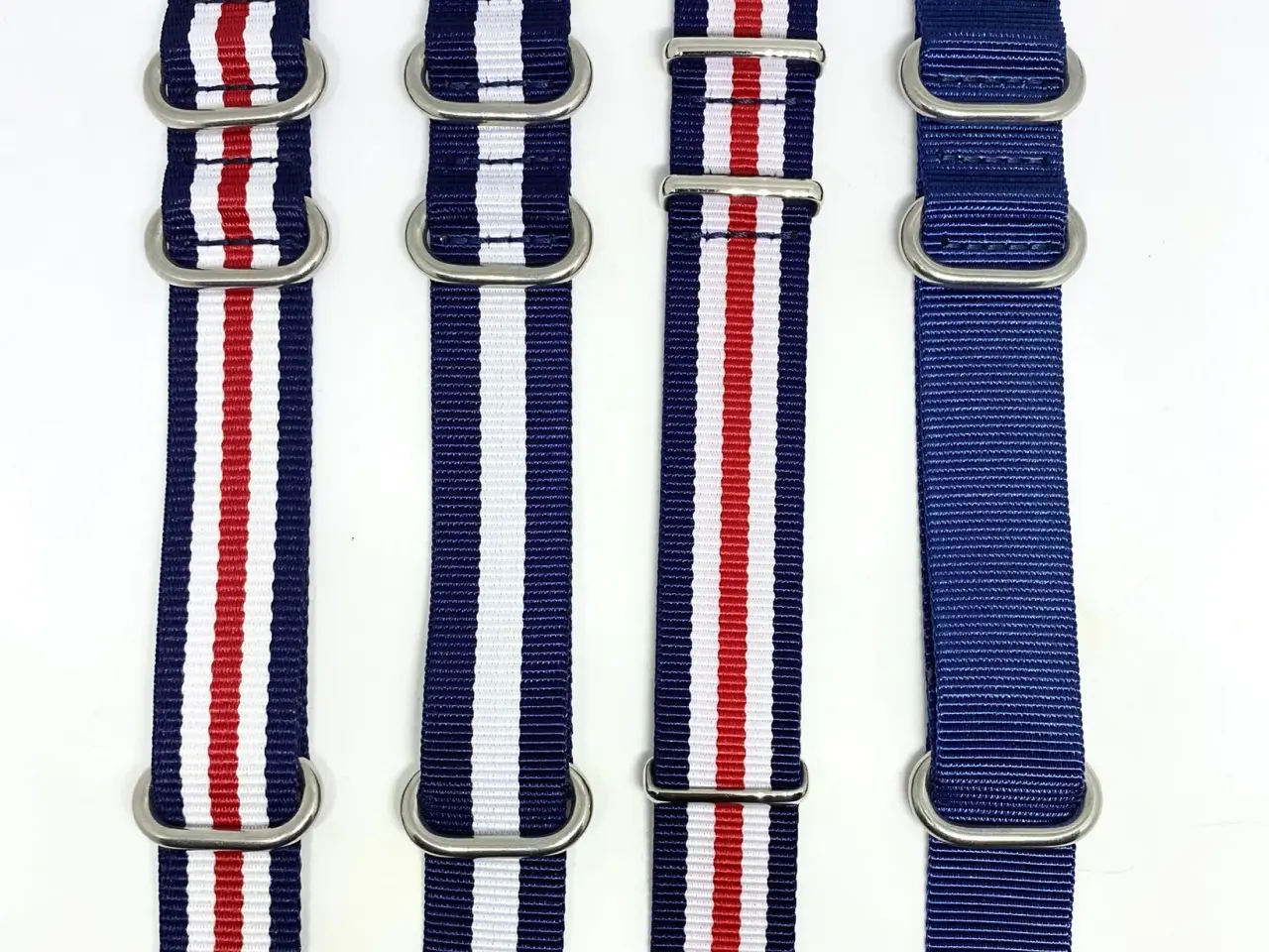 Billede 2 - Nato nylon, læder, stål, - 20mm