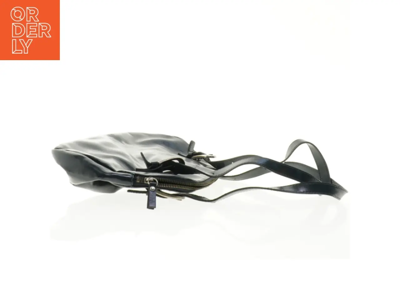 Billede 5 - Sort skuldertaske (str. 38 x 18 x 9 cm)