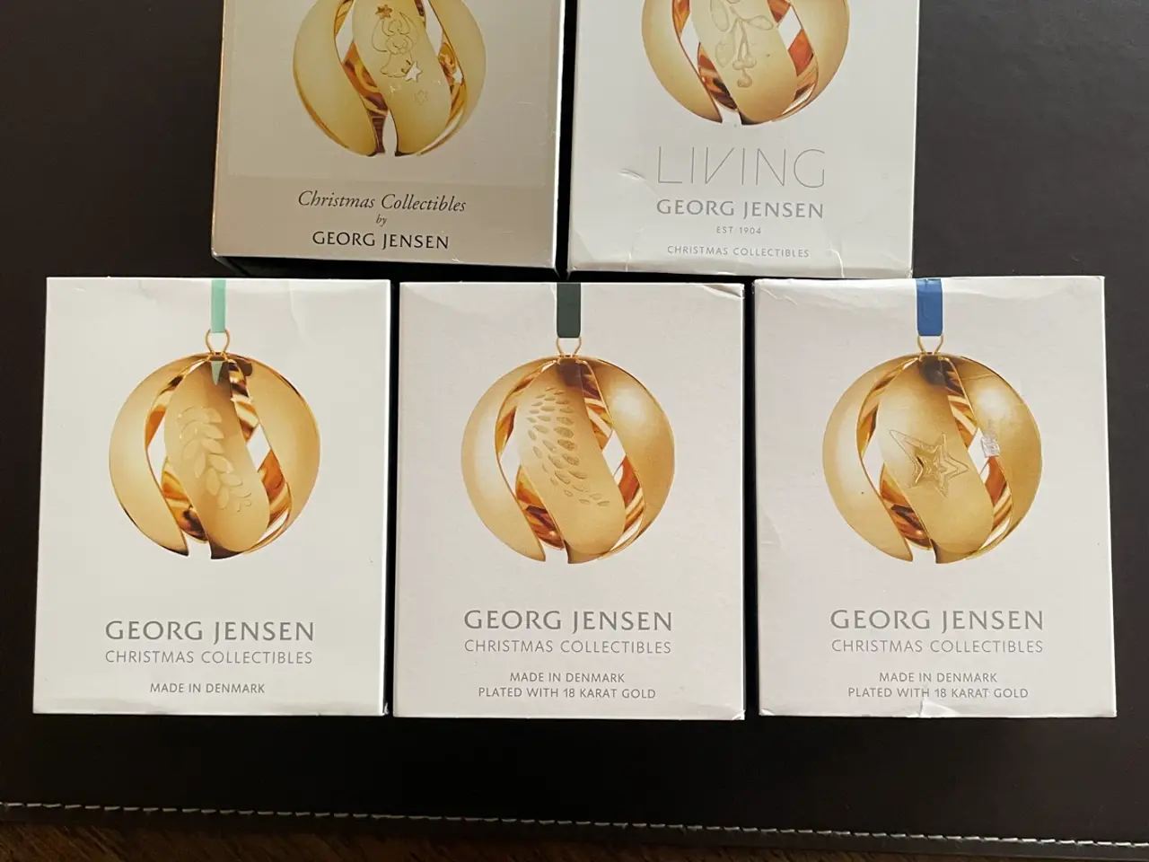 Billede 1 - Georg Jensen julekugler forgyldt, pris fra 