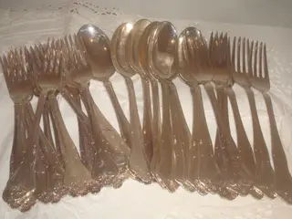 RIBERHUS kagegafler, dessertskeer , gafler, skeer,