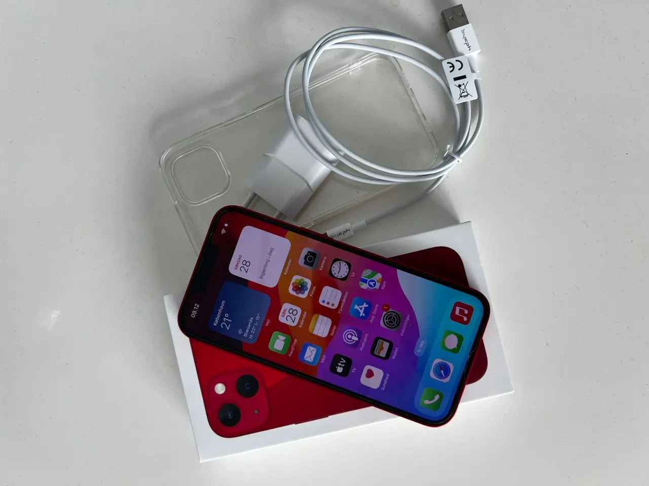Billede 1 - iphone 13, 128 GB, super stand. med nyt batteri