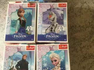 Helt nye 4 små Frozen puslespil