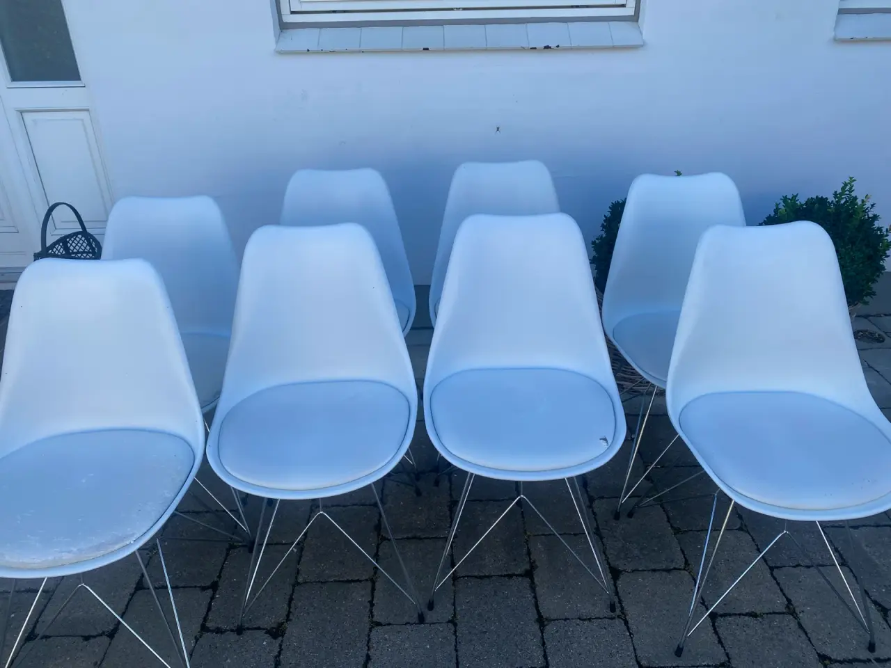 Billede 1 - Skalstol på stålstel