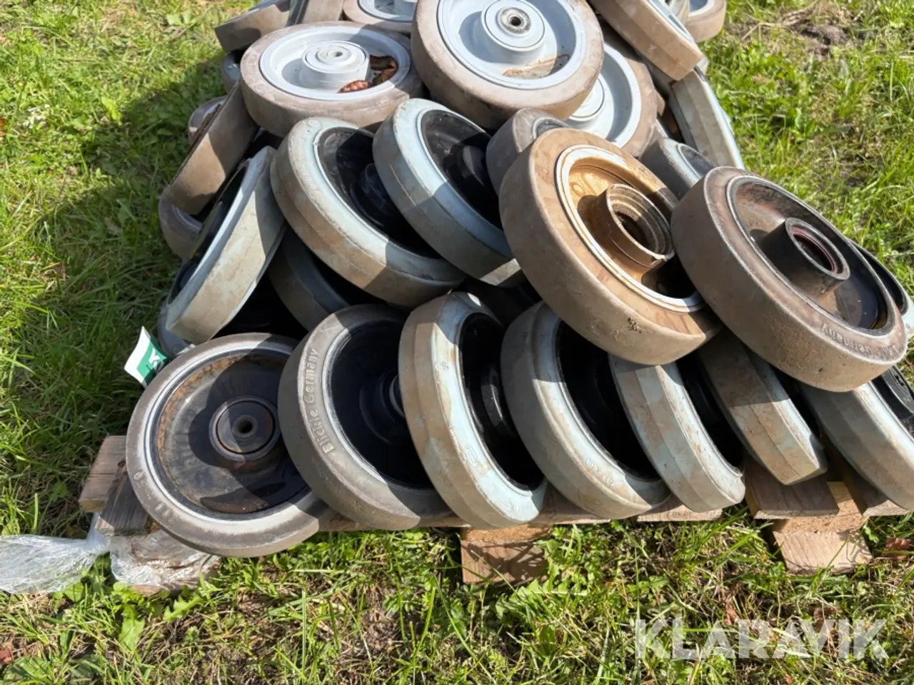 Billede 5 - Containerhjul med lejer - cirka 50 styks