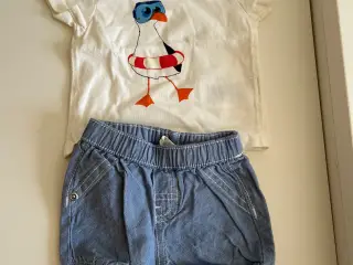 T-shirts og shorts