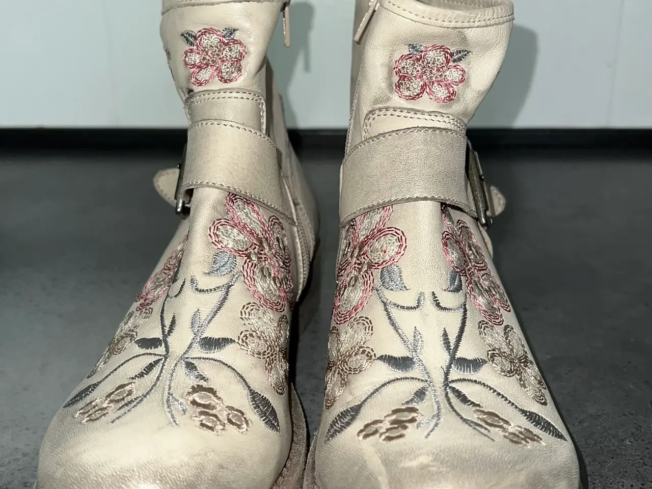Billede 1 - Cream boots støvle