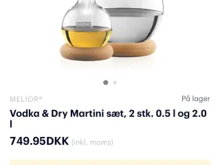 Bodum Vodka & Dry Martini sæt med glas