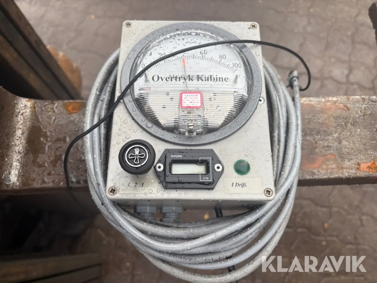Billede 3 - Luftrenser / trykkabine Østergaard filter TLS-98 inkl tryk manometer