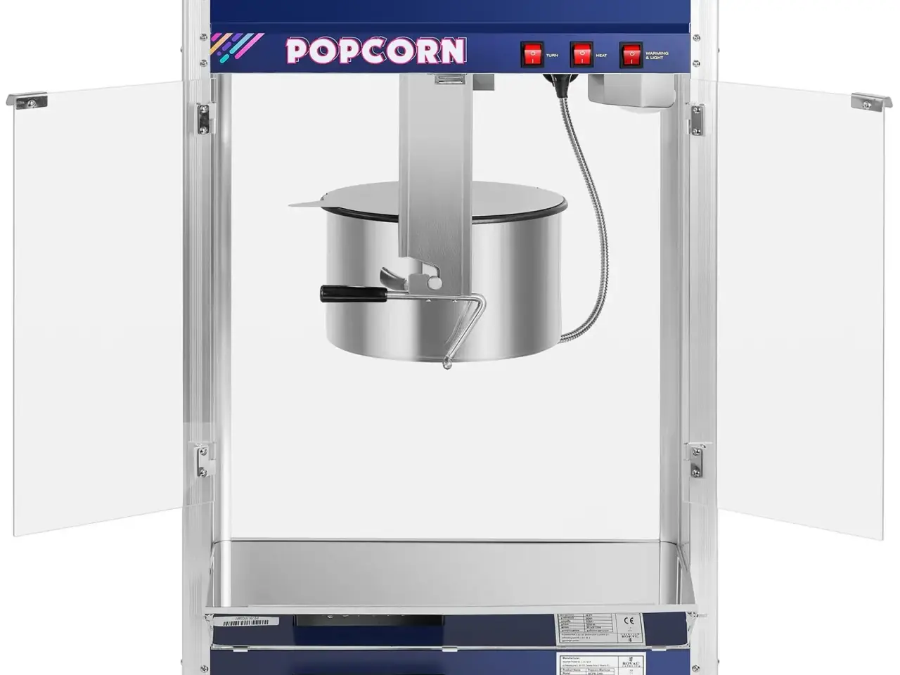 Billede 2 -  Popcornmaskine blå – 16 ounce