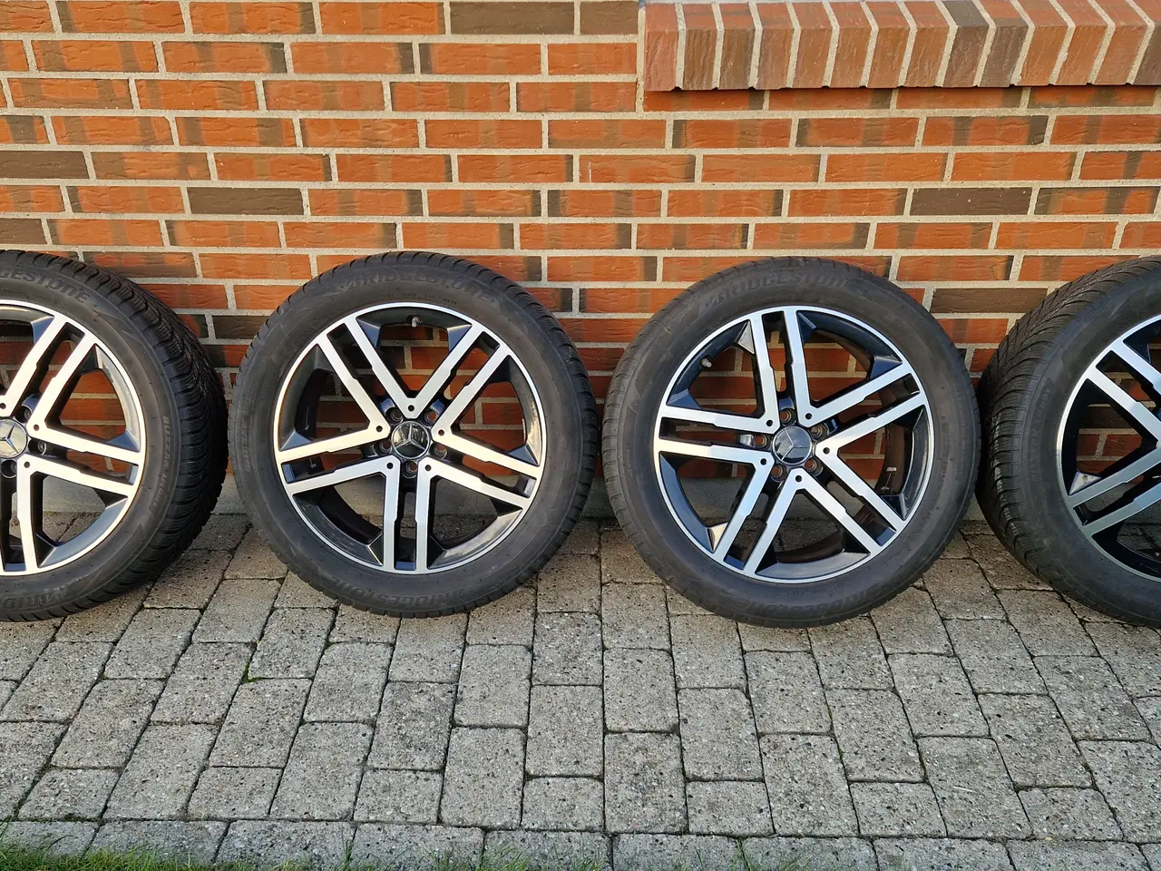Billede 1 - Mercedes alufælge med vinterdæk