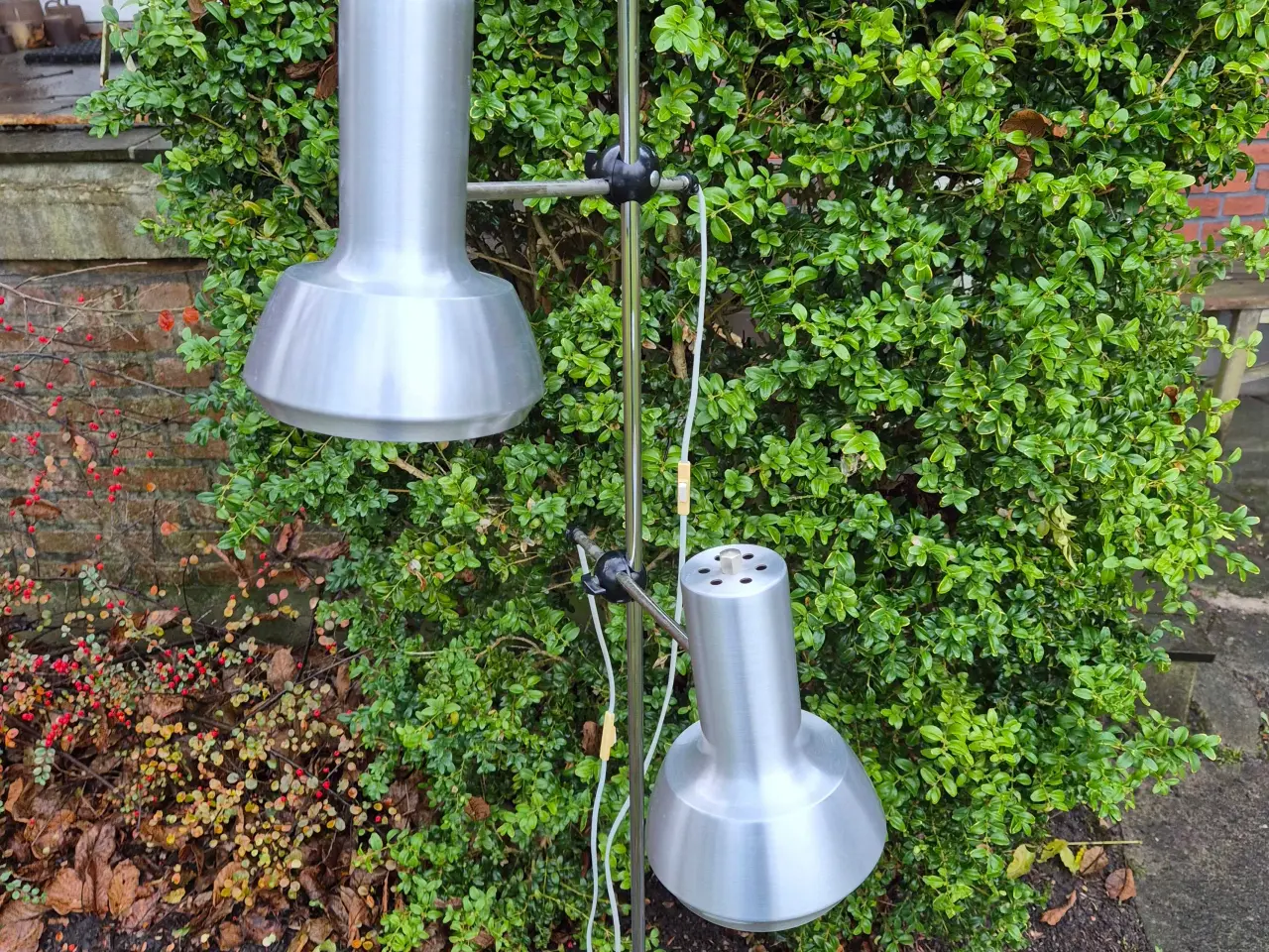 Billede 1 - Flot retro gulvlampe i alu