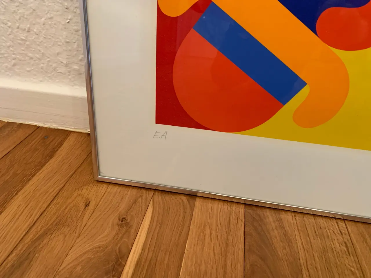 Billede 2 - Signeret, indrammet serigrafi af Arnoldi
