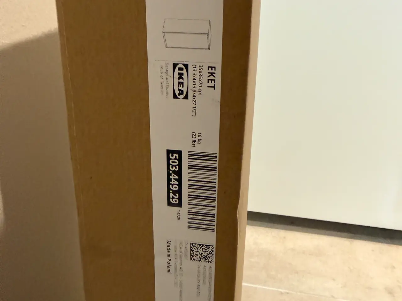 Billede 3 - Eket skab fra IKEA, 35x35x70, grå