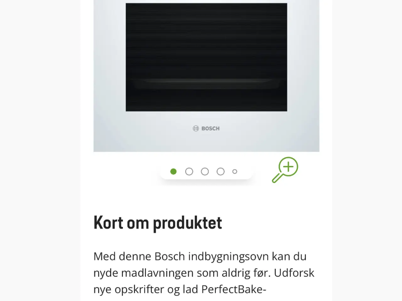 Billede 13 - Bosch indbygningsovn pyrolyse, 4D varmluft 3.200 k