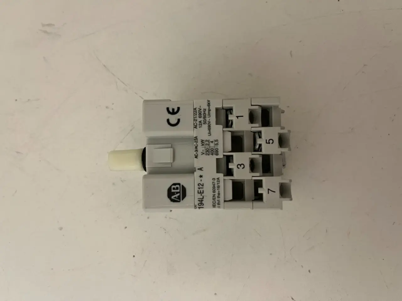 Billede 4 - Allen Bradley 194L-E12-5261 Step kontakt 12A -