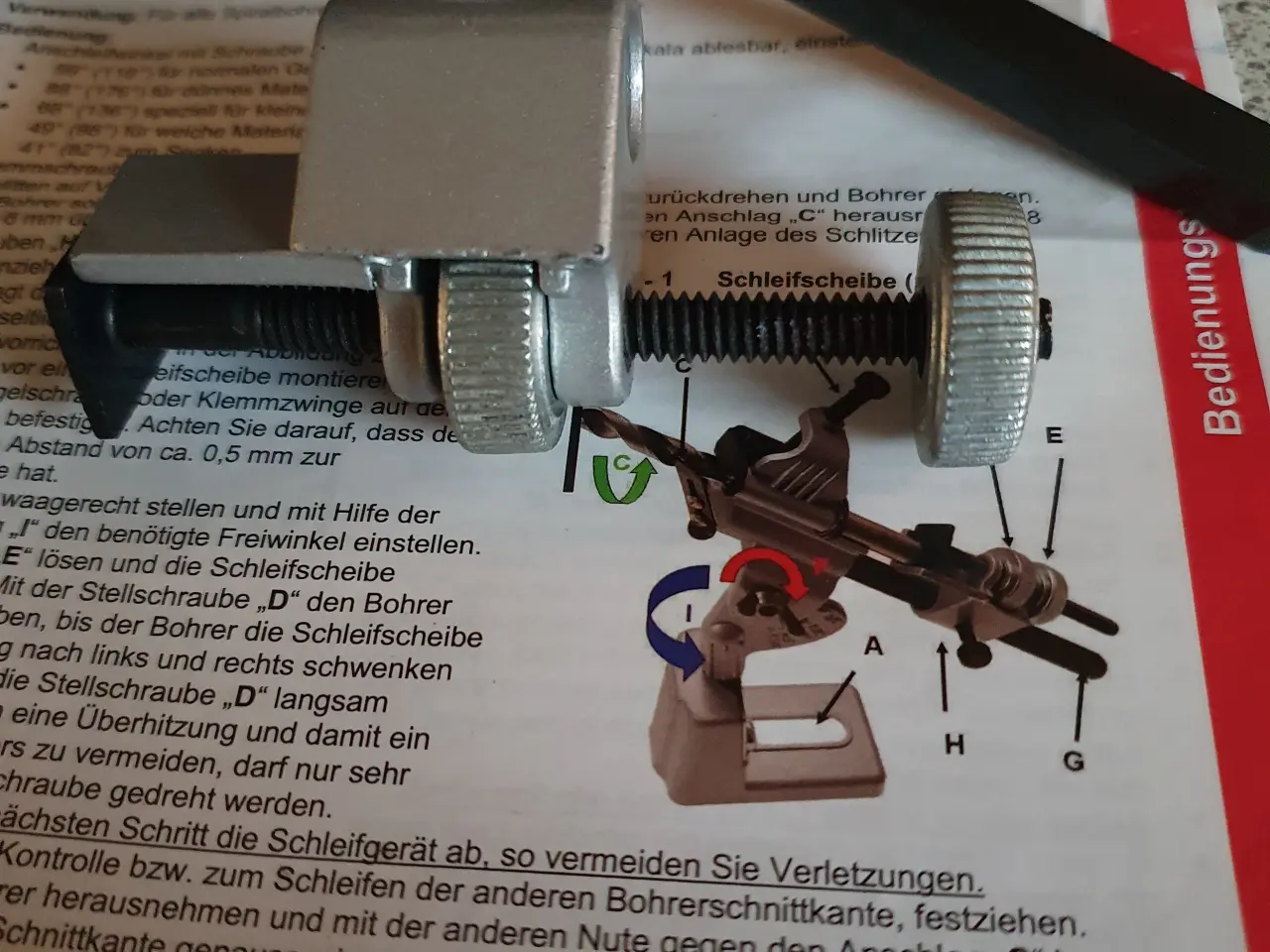 Billede 6 - Geometrisk tårn til slibning af bor