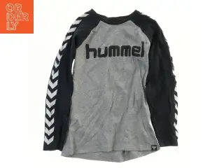 Langærmet T-shirt med logo fra Hummel (str. 152)