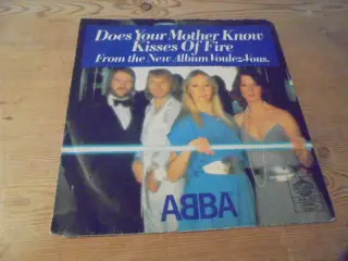 Single: ABBA – Does Your Mother Know / Kisses Of F