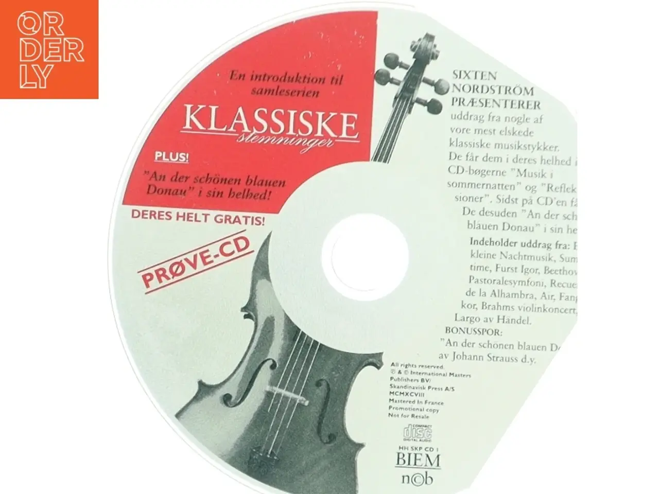 Billede 1 - Prøve-CD med klassisk musik
