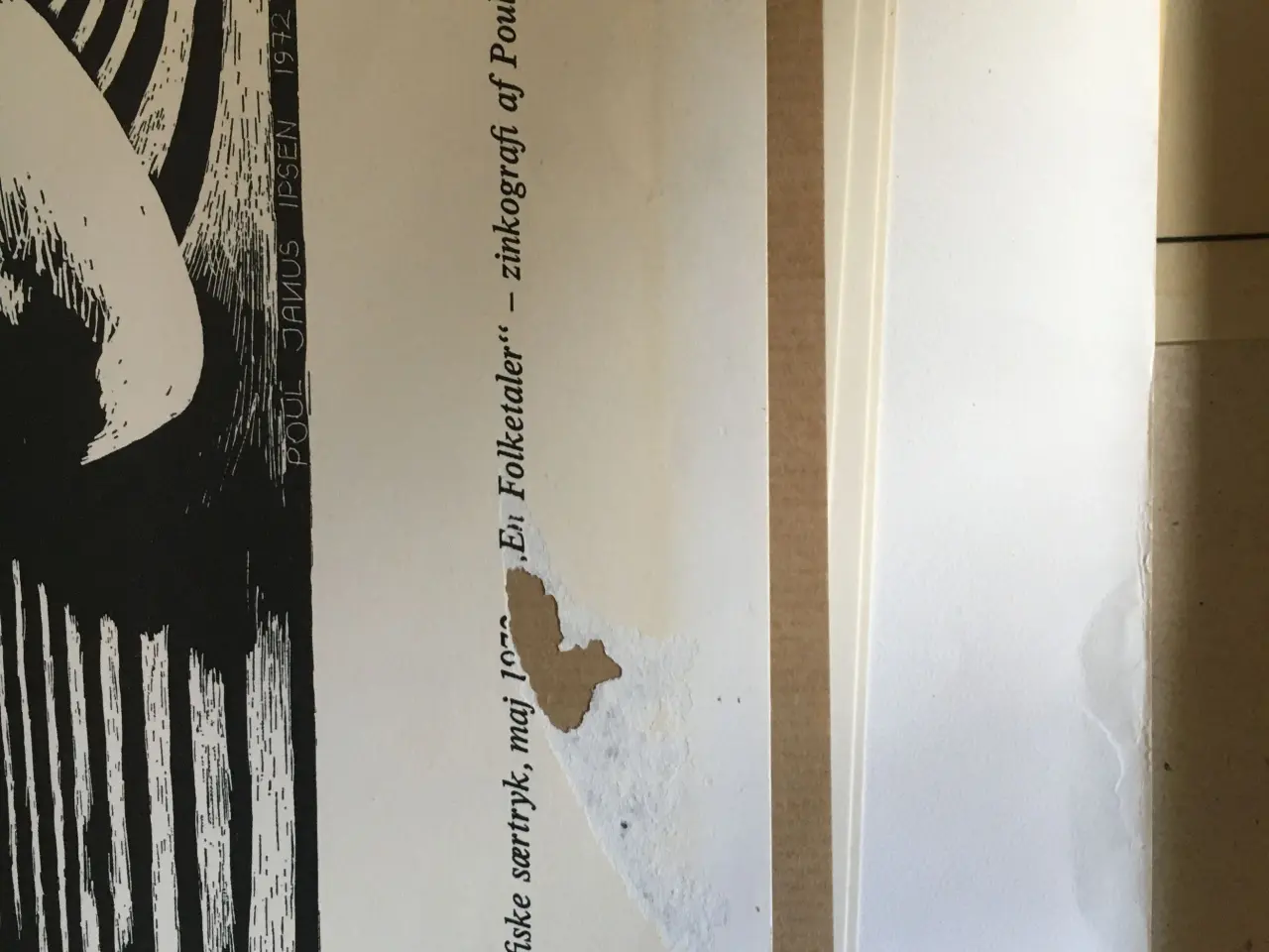 Billede 2 - Plakat Poul Janus Ipsen. Folketaler. Giv et bud.