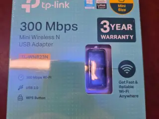 TP-Link 300 Mbps Mini Trådløs N USB Adapter