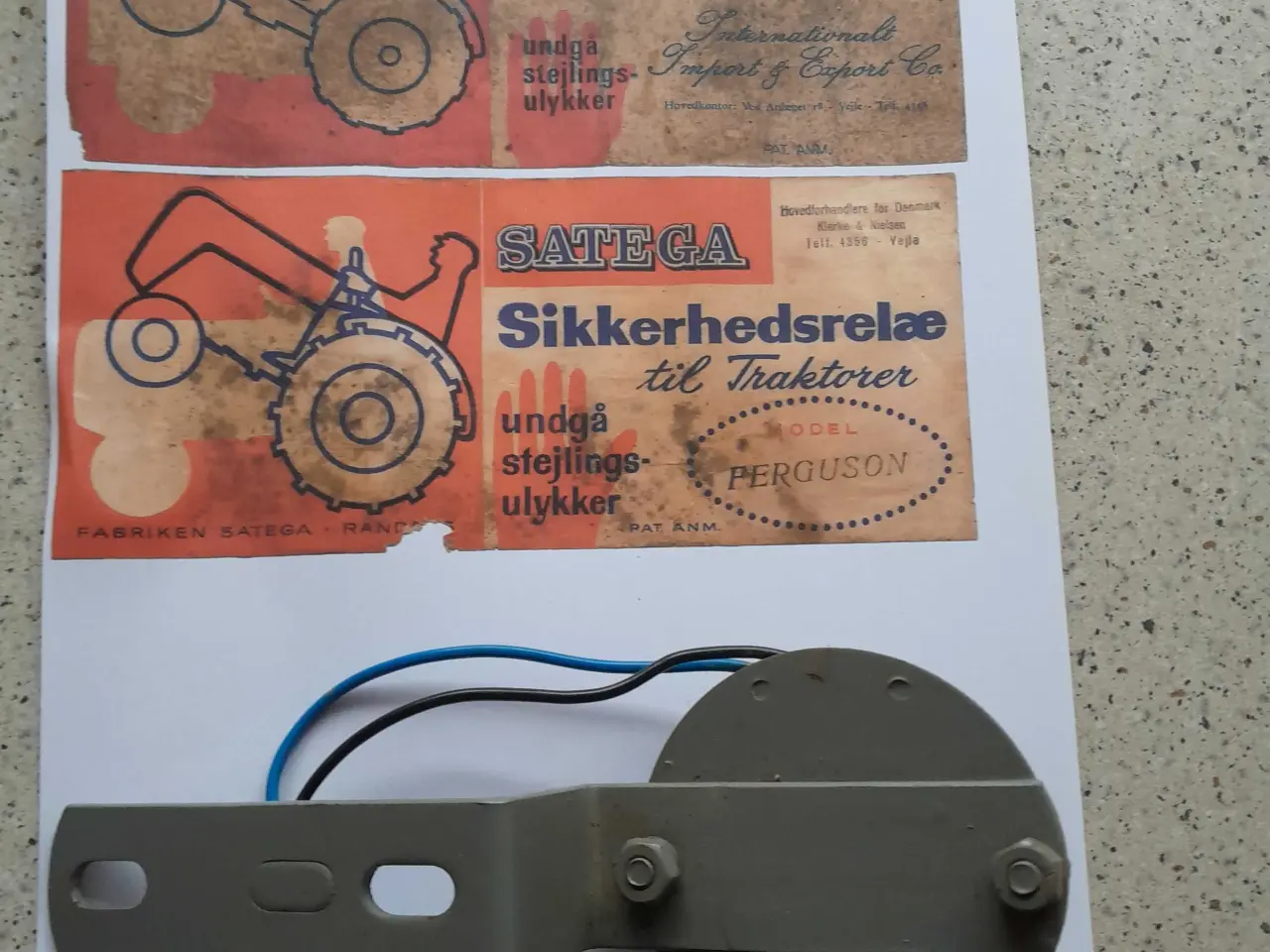 Billede 2 - Sikkerhedsrelæ anti stejl til traktor.
